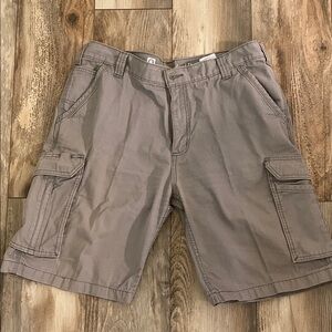Men's Gray Cargo Shorts